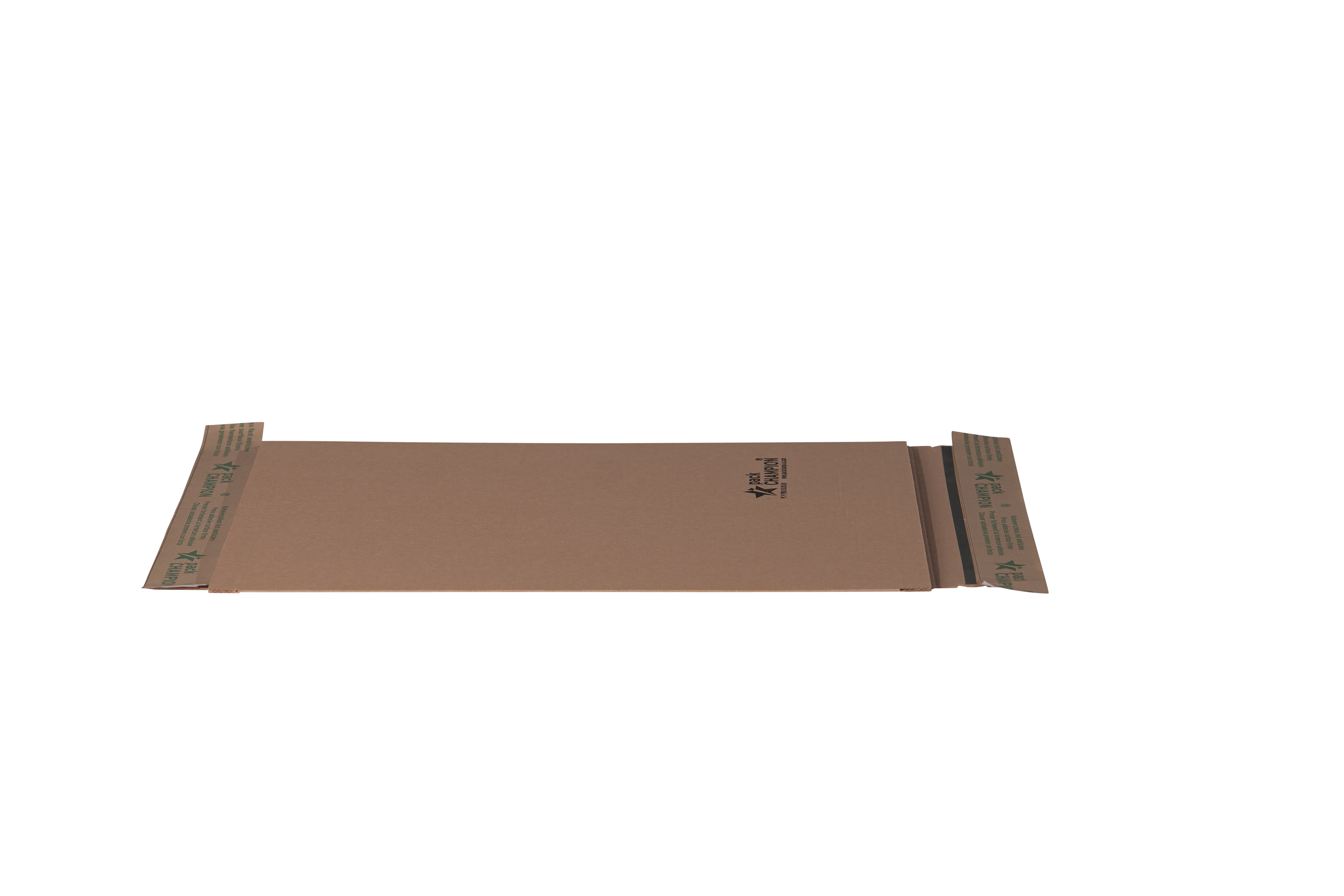 CO2-MASTER brievenbusdoos bruin met 2x zelfklevende sluiting en scheurstrip 345x245x15 mm